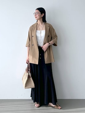 「COTTO（コトゥー）のアイテム」を使った、sai1211さん（レディース・168cm）の春コーディネート