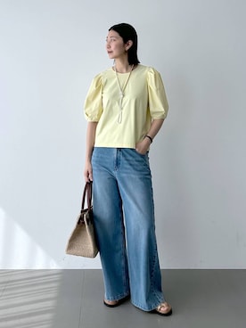 「COTTO（コトゥー）のアイテム」を使った、sai1211さん（レディース・168cm）の春コーディネート