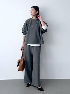 「アイテム（スウェットパンツ）」を使った、sai1211さん（レディース・168cm・20代）の秋コーディネート