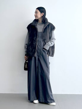 「アイテム（サロペット/オーバーオール）」を使った、sai1211さん（レディース・168cm・20代）の秋コーディネート