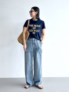 「MADE IN MADA（メイドインマダ）のアイテム」を使った、sai1211さん（レディース・168cm）の春コーディネート