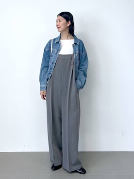 「アイテム（サロペット/オーバーオール）」を使った、sai1211さん（レディース・168cm・20代）の夏コーディネート