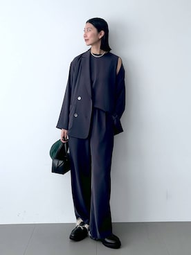 「アイテム（テーラードジャケット）」を使った、sai1211さん（レディース・168cm・20代）の夏コーディネート