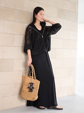 「MADE IN MADA（メイドインマダ）のアイテム」を使った、sai1211さん（レディース・168cm）の春コーディネート