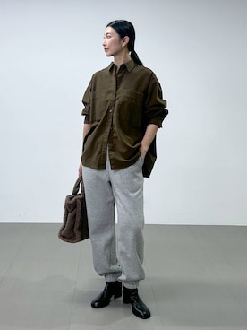 「アイテム（スウェットパンツ）」を使った、sai1211さん（レディース・168cm・20代）の冬コーディネート