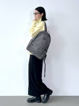 「BARNYARDSTORM（バンヤードストーム）のBARNYARDSTORM / ハイブリッドストレッチブーツ（ブーツ）」を使った、sai1211さん（レディース・168cm）の冬コーディネート