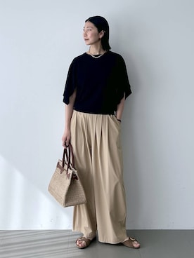 「COTTO（コトゥー）のアイテム」を使った、sai1211さん（レディース・168cm）の春コーディネート