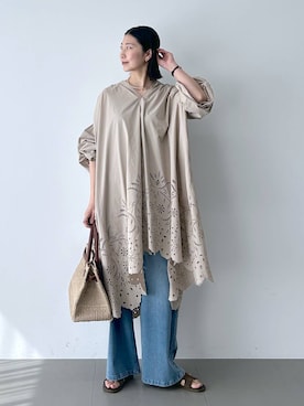 「COTTO（コトゥー）のアイテム」を使った、sai1211さん（レディース・168cm）の春コーディネート