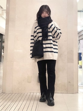 mさん（レディース・150cm）の冬コーディネート