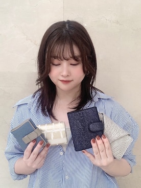 「ミニ財布」｜mさん（レディース・150cm）の春コーディネート