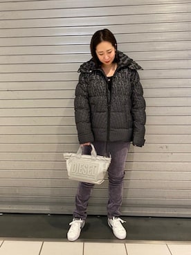 友加里さん（レディース・159cm）の秋コーディネート