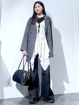 「アイテム（チュニック）」を使った、misao1130さん（レディース・161cm・20代）の秋コーディネート