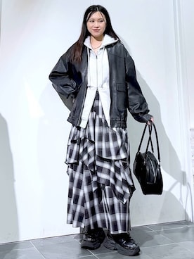 「PAGEBOY（ページボーイ）のアイテム（バッグ）」を使った、misao1130さん（レディース・161cm）の秋コーディネート