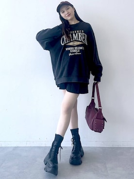 「アイテム（スウェット）」を使った、misao1130さん（レディース・161cm）の夏コーディネート