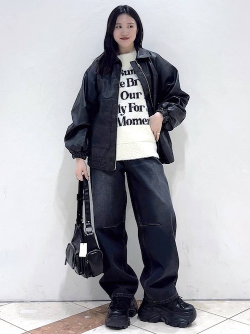 セール】《UNISEX》シャギーメッセージニット（ニット/セーター