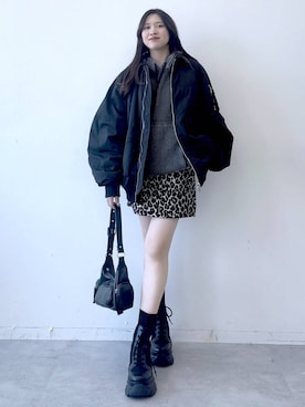 「アイテム（パーカー）」を使った、misao1130さん（レディース・161cm・20代）の冬コーディネート