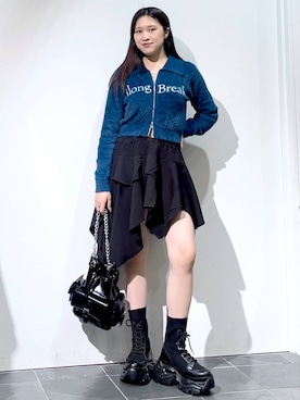 「PAGEBOY（ページボーイ）のアイテム（バッグ）」を使った、misao1130さん（レディース・161cm）の秋コーディネート