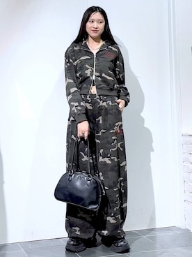 「PBLIM（ページボーイリム）のアイテム（スウェットパンツ）」を使った、misao1130さん（レディース・161cm）の秋コーディネート