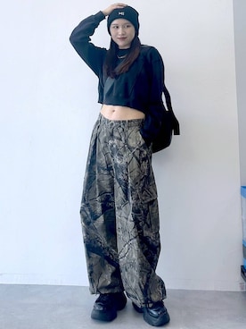 「アイテム（スウェット）」を使った、misao1130さん（レディース・161cm）の夏コーディネート