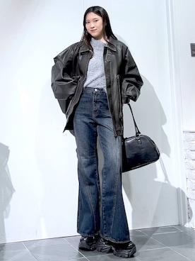 「PAGEBOY（ページボーイ）のアイテム（パンツ）」を使った、misao1130さん（レディース・161cm）の秋コーディネート