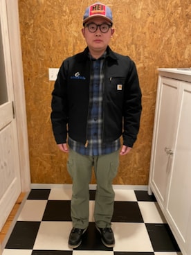 「PENDLETON（ペンドルトン）のアイテム（トップス）」を使った、ラッキーさん（メンズ・165cm）の春コーディネート