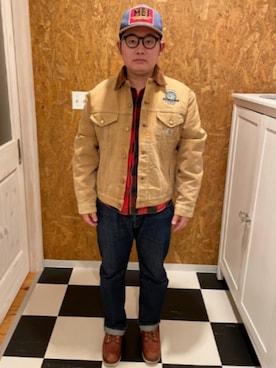 「OSHKOSH（オシュコシュ）のアイテム」を使った、ラッキーさん（メンズ・165cm）の冬コーディネート