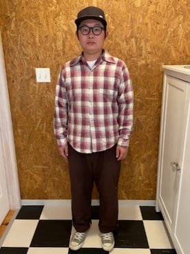 「Dickies（ディッキーズ）のアイテム（パンツ）」を使った、ラッキーさん（メンズ・165cm）の春コーディネート