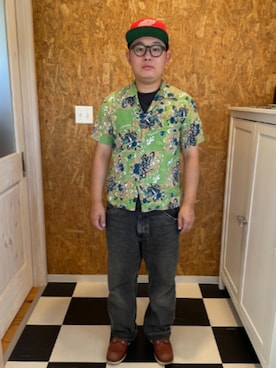 「RED WING（レッドウィング）のアイテム（シューズ）」を使った、ラッキーさん（メンズ・165cm）の夏コーディネート