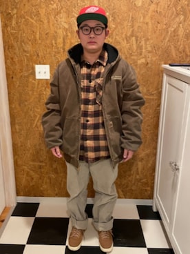 「SMITH'S（スミス）のアイテム」を使った、ラッキーさん（メンズ・165cm）の冬コーディネート