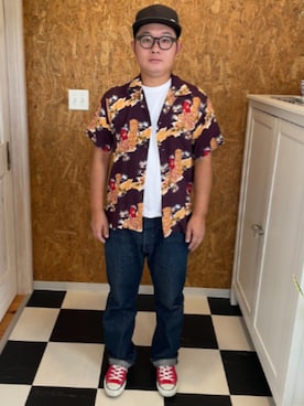 「Dry Bones（ドライボーンズ）のアイテム」を使った、ラッキーさん（メンズ・165cm）の秋コーディネート