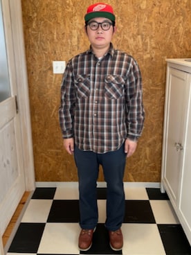 「Carhartt（カーハート）のアイテム」を使った、ラッキーさん（メンズ・165cm）の春コーディネート