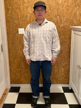 「Carhartt（カーハート）のアイテム（キャップ、ブラック系）」を使った、ラッキーさん（メンズ・165cm）の春コーディネート