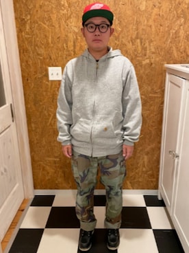 「AMERICAN NEEDLE（アメリカンニードル）のアイテム」を使った、ラッキーさん（メンズ・165cm）の秋コーディネート