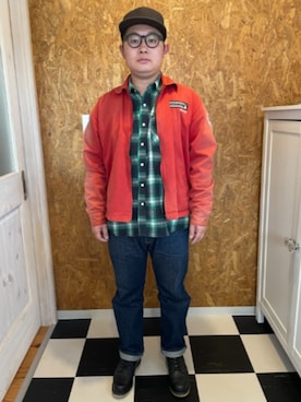 「Carhartt（カーハート）のアイテム（キャップ、ブラック系）」を使った、ラッキーさん（メンズ・165cm）の春コーディネート