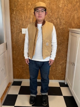 Carhartt ベージュ カジュアル ベスト 楽天市場】CARHARTT（カラーベージュ）（ベスト・ジレ｜トップス