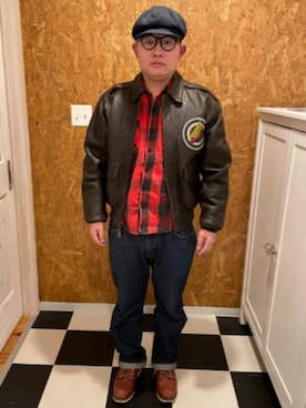 「OSHKOSH（オシュコシュ）のアイテム」を使った、ラッキーさん（メンズ・165cm）の冬コーディネート