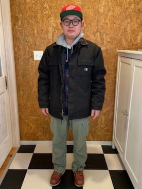 「OLD NAVY（オールドネイビー）のアイテム」を使った、ラッキーさん（メンズ・165cm）の冬コーディネート