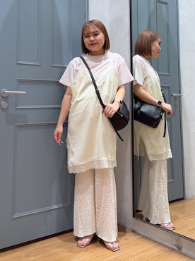 「アイテム（サンダル）」を使った、cotomiさん（レディース・153cm・10代）の夏コーディネート