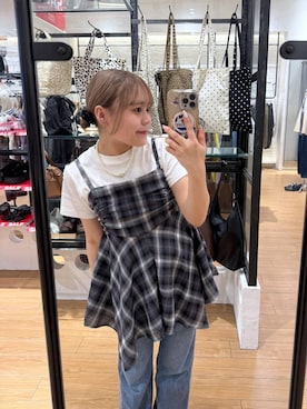 「アイテム（ヘアアクセサリー）」を使った、cotomiさん（レディース・153cm・10代）の夏コーディネート