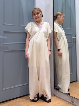 「アイテム（ワンピース/ドレス）」を使った、cotomiさん（レディース・153cm・10代）の夏コーディネート