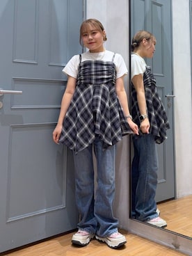 「ロングヘア」｜cotomiさん（レディース・153cm）の夏コーディネート