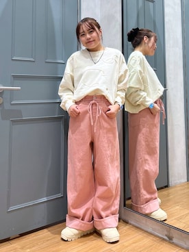 「アイテム（スウェット）」を使った、cotomiさん（レディース・153cm・10代）の冬コーディネート