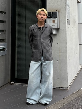 「アイテム（ブーツ）」を使った、きよさん（メンズ・157cm）の秋コーディネート