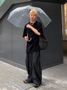 「アイテム（スラックス）」を使った、きよさん（メンズ・157cm・20代）の秋コーディネート