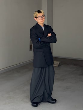 「アイテム（ファッション雑貨）」を使った、きよさん（メンズ・157cm）の秋コーディネート