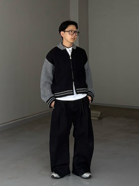 「アイテム（チノパンツ）」を使った、きよさん（メンズ・157cm・20代）の秋コーディネート