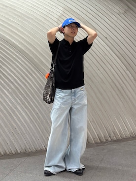 「アイテム（トートバッグ）」を使った、きよさん（メンズ・157cm・20代）の夏コーディネート