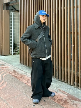 「アイテム（パーカー）」を使った、きよさん（メンズ・157cm・20代）の秋コーディネート