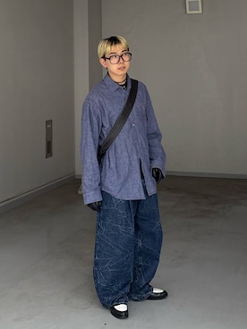 「アイテム（ファッション雑貨）」を使った、きよさん（メンズ・157cm）の秋コーディネート