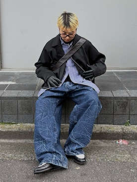 「アイテム（ファッション雑貨）」を使った、きよさん（メンズ・157cm）の秋コーディネート